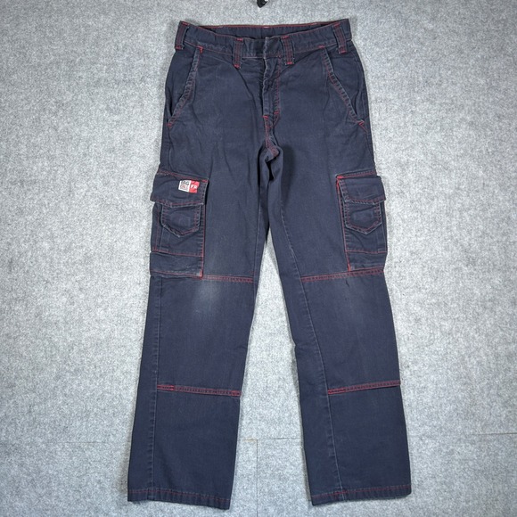 Big Bill Other - Big Bill FR Cargo Pants Mens 30x30 Navy Blue Westex UltraSoft Flame Resistant